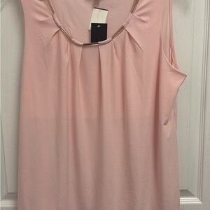 Elegant Pink Sleeveless Top NWT XL